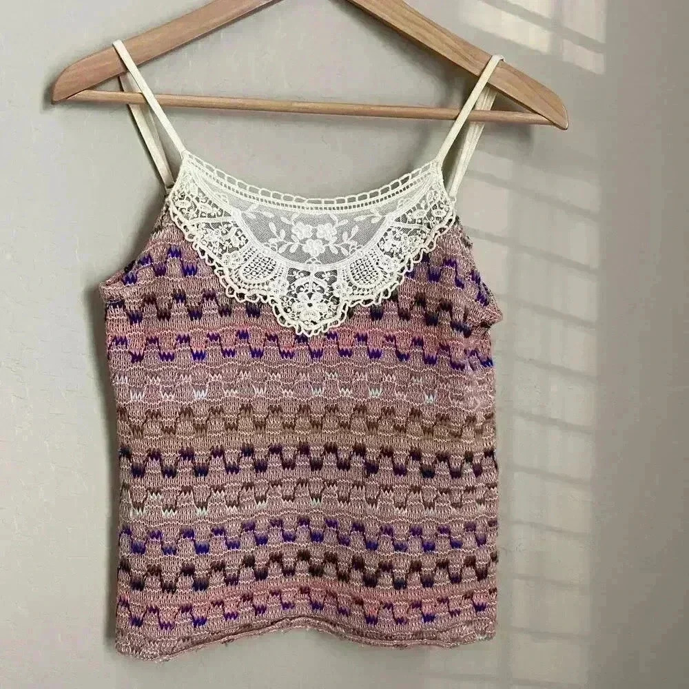 Free People Knit Crop‎ Tank Top Size XS
